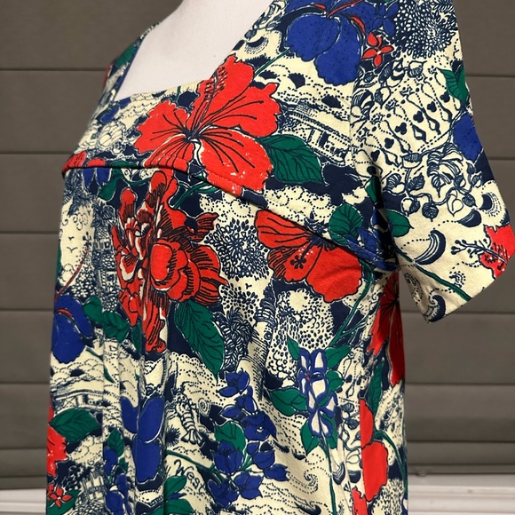 Key West Hand Print vintage size Large knit dress. Fits like XL. EUC Perfect - Picture 4 of 10